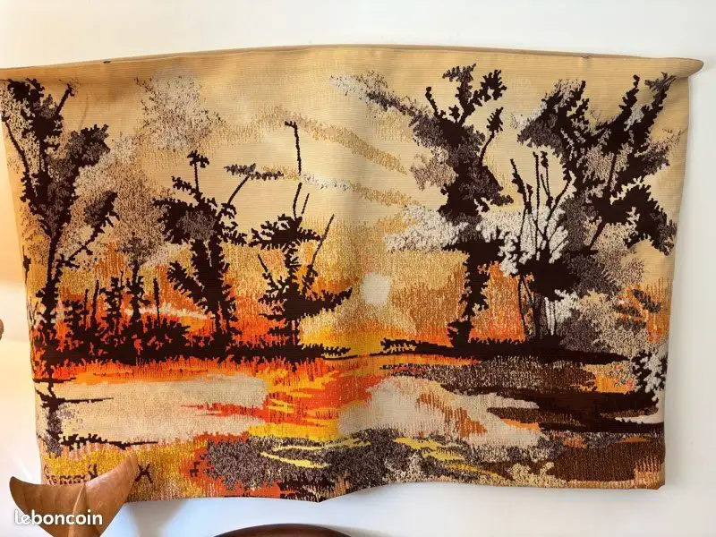 Grande tapisserie sign�e GemmAnick
