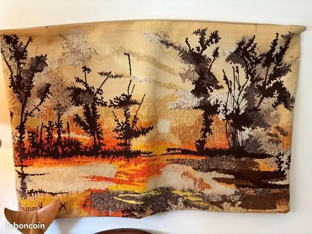 Grande tapisserie sign�e GemmAnick